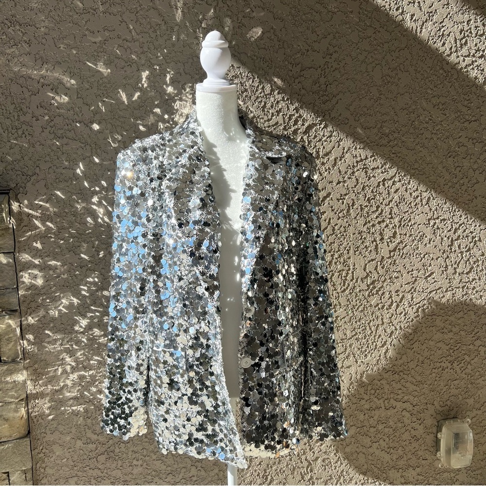 Avec Les Filles oversized sequence jacket size med - Picture 4 of 8